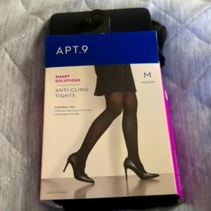 Apt 9 women's sheer black anticling tight size M